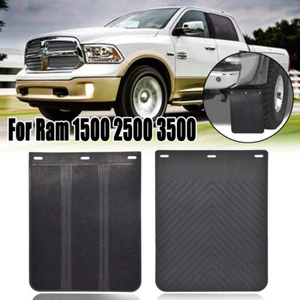 For Dodge Ram 1500 2500 3500 1995-2020 Rubber Splash Guards Mud Flaps Front Rear - Picture 1 of 11