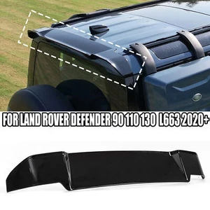 For Land Rover Defender 90 110 2020 2021-2023 Rear Trunk Spoiler Roof Wing Black - Picture 1 of 16