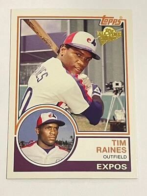 2005 Topps All-Time Fan Favorites Baseball #119 - Tim Raines - Montreal Expos - Image 1 of 2