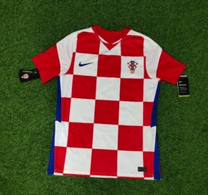 CROATIA 2020 2021 HOME FOOTBALL SOCCER SHIRT JERSEY CD0695-100 SIZE S - Picture 1 of 12