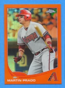 2013 Topps cromo naranja refractor #188 Martin Prado D-Backs - Imagen 1 de 1