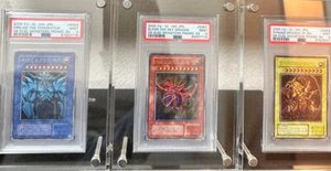 PSA9 Yu-Gi-Oh! 2000 Slifer G4-01 Obelisk G4-02 Ra G4-03 GB Promo Secret Set Rare - Picture 1 of 7