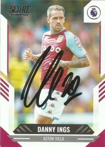 TARJETA COLECCIONABLE DE PUNTUACIÓN PANINI FIRMADA DANNY INGS ASTON VILLA 2021/2022 + CERTIFICADO DE AUTENTICIDAD - Imagen 1 de 1