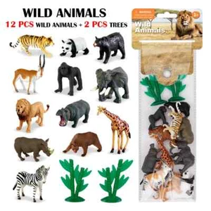 Pequeño Animal Salvaje Modelo Sólido Figuras de Acción Conjunto Educación Niños Juguetes Regalos - Imagen 1 de 7