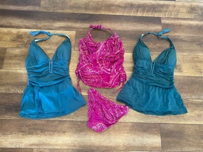 Fantasie 32J 挂绳 Tankini 比基尼,蓝杆 Beattie 一件式泳装 10 — 第 1/3 张图片