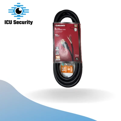 Husky 8 ft. Black 16/2 Medium-Duty Tool Replacement Cord 13A - Image 1 of 2