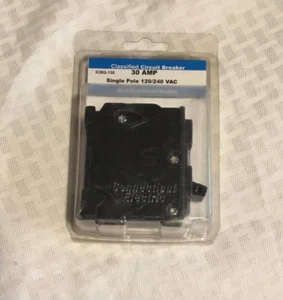 Connecticut Electric ICBQ-130 Single Pole Circuit Breaker 30 AMP 120/240V - Picture 1 of 3