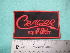 Cragar Speed Equipment Racing Dealer Service Uniform pocket Hat Patch - Picture 1 of 1