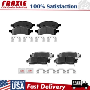 Pastillas de freno delanteras y traseras de cerámica para Chevrolet Trailblazer 2006 2007 2008 2009 - Imagen 1 de 6