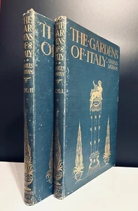 The Gardens Of Italy Volumes By Charles Latham, 2 Volumes (Hardcover, 1905) - Picture 1 of 8