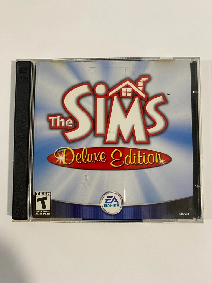 The Sims Deluxe Edition CIB (PC, 2002) Complete Great Find 2 Disc Rare  - Image 1 of 1