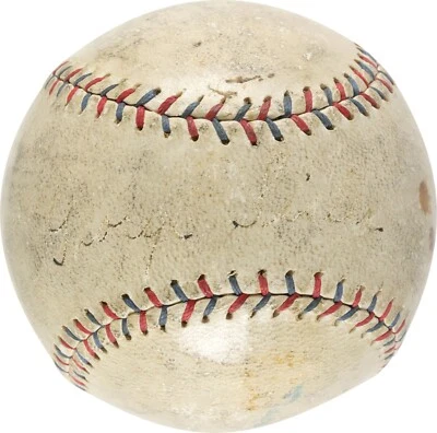George Sisler Single Signed 1920's Official American League Baseball PSA DNA COA - Image 1 of 4