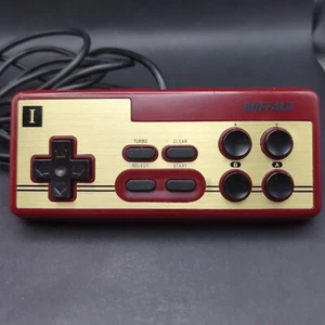Buffalo Classic USB Famicom NES Gamepad for PC BGCFC801RDA NEW boxed - Picture 1 of 7