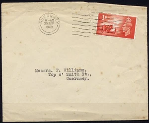 Cubierta Guernsey, 1948. De Guernsey a Guernsey. - Imagen 1 de 2