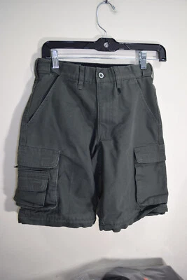 Boy Scout Official Green Uniform Heavy Duty Canvas Shorts BOYS 10 27x10 BSA - Image 1 of 4