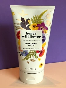Bath & Body Works - "FLOR SILVESTRE MIEL" ~ Exfoliante corporal miel 8 oz - Imagen 1 de 3
