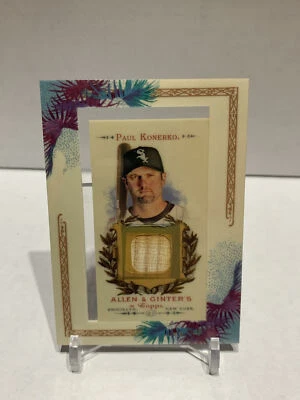 Paul Konerko 2007 Topps Allen & Ginter's Framed Mini Relics #AGR-PK - Image 1 of 2