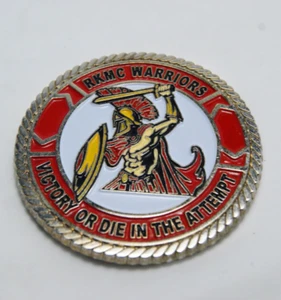 Challenge Coin RKMC Warriors Mission Critical Group Victory or Die in Attempt - Picture 1 of 3