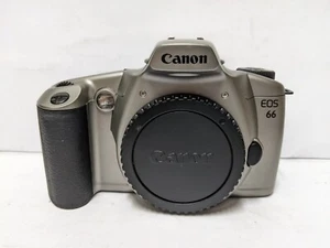 Cámara fotográfica Canon EOS 66 35 mm SLR de colección con manual original y CAJA ~ para piezas - Imagen 1 de 20