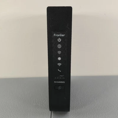 Frontier Arris NVG443B DSL Modem Router WiFi Dual-Band 2.4/5GHz w/Adapter Tested - Image 1 of 4