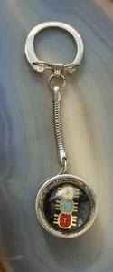 Vintage Independent Order of Odd Fellows (IOOF) Key Chain Coin Holder FLT RARE - Picture 1 of 4
