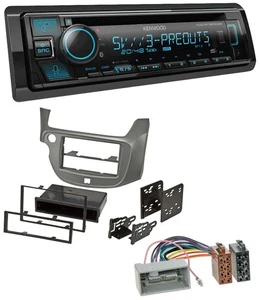 Kenwood Bluetooth USB CD MP3 DAB Autoradio für Honda Jazz (ab 2009) - silber - Bild 1 von 5