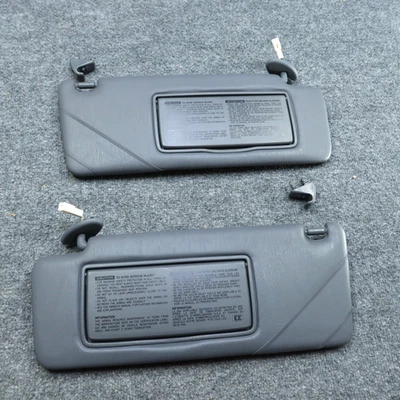95-97 LEXUS LS400 Sun Visor Set Driver Passenger LH RH GRAY TESTED WORKING OEM - Image 1 of 4