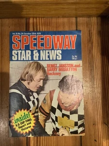 Speedway Star & News Magazin Band 19 Nr. 34 30. Oktober 1970 - Bild 1 von 4