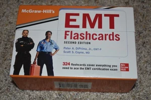 McGraw-Hill's EMT Flashcards 2nd Ed EMT Certification Exam Test Prep - Picture 1 of 5
