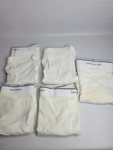 Vintage Fruit of the Loom White Briefs Underwear Men Medium (5 Pair) - Picture 1 of 5
