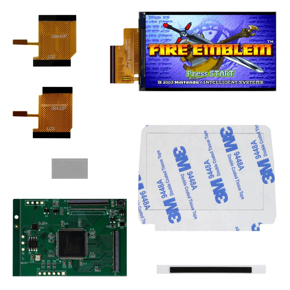 Game Boy Advance IPS LCD Backlight Kit - Cloud Game Store - Image 1 of 1