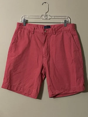 Pantalones Cortos Polo Ralph Lauren Talla 36 Calce Clásico Rojo Claro/Rosa Golf Informales Foto 1 de 4