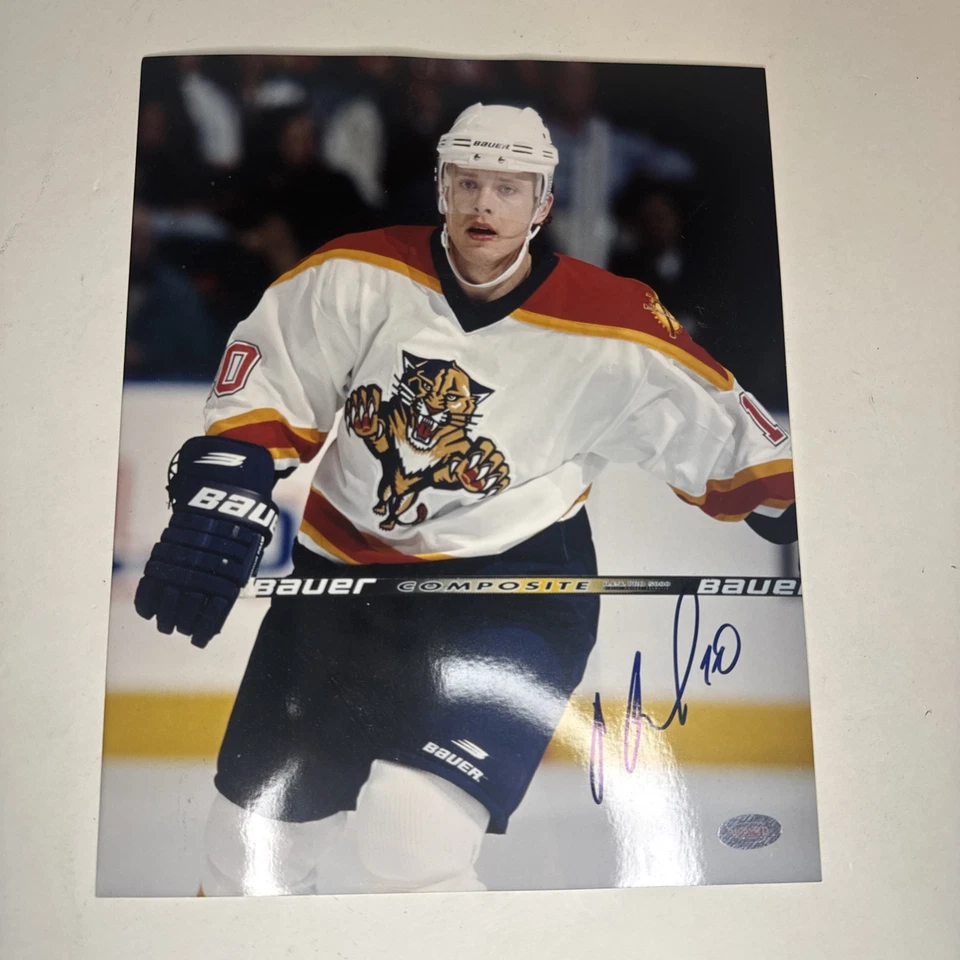 Florida Panthers HOF Pavel Bure assinado brilhante 8x10 FOTO NHL memórias montadas - Imagem 1 de 4