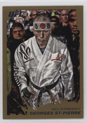 2011 Topps UFC Moment of Truth Gold Georges St-Pierre #100 - Image 1 of 2
