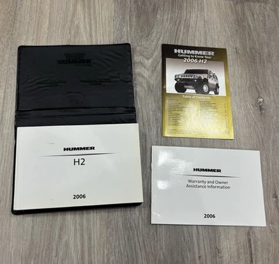 Owner Manual for 2006 Hummer H2, Owner's Manual Factory - Image 1 of 4
