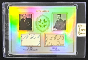 Winston Churchill / Stalin 2025 Eternal Revelation /50 Cut Personal Letter Patch - Picture 1 of 5