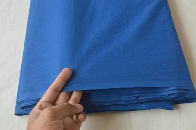100%Cotton Royal Blue Solid Plain Fabric 2.5 Yard NO TARRIF CHARGES 100%✅ ZK_76 - Image 1 of 4