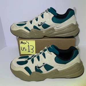 Men's Nike Tech Hera Sneakers Size 13 Orewood Geo Teal Style FJ9532-11 - Picture 1 of 8