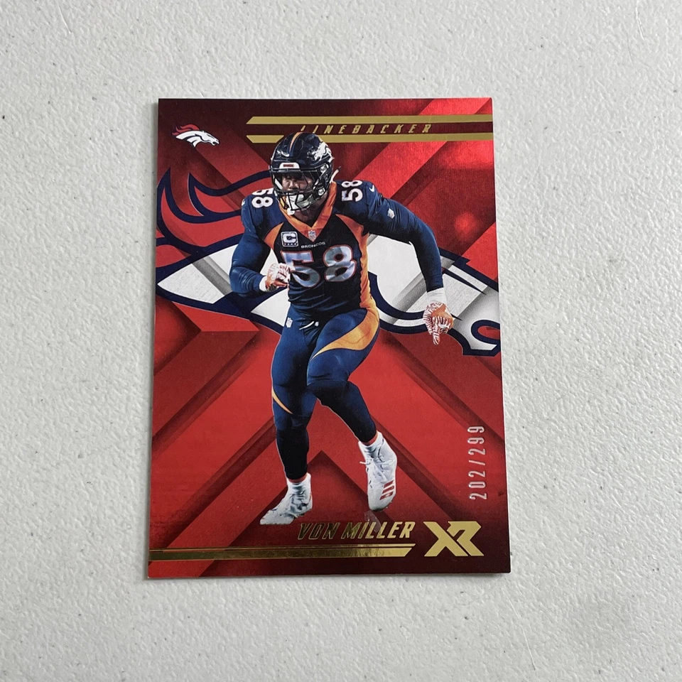 2018 Panini Xr Football #40 Von Miller 202/299 - Image 1 of 2