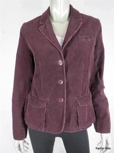 Chaqueta Blazer Vince Talla 10 M Marrón Cuerda de Algodón Botones Frontal Informal EE. UU. - Imagen 1 de 12