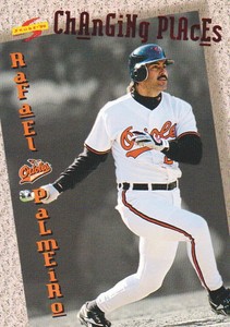 1994 Score Rookie/Traded Changing Places Baseball #CP2 Rafael Palmeiro Orioles