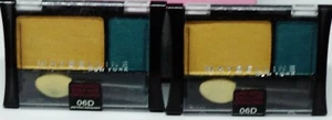 2 Maybelline Expert Wear Crease Proof L. E. Duo Eye Shadow RETRO RESORT 06D - Picture 1 of 2