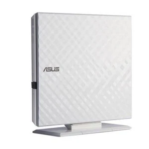 Asus SDRW-08D2S-U/WHT/G/AS 8X USB2.0 DVD+/-RW écrivain externe mince (blanc), - Photo 1/1