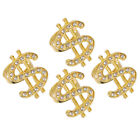 4 Pcs Fingerschmuck Stilvolles Ringdekor Bekleidung Goldring Geld