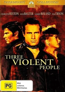 Three Violent People (DVD) Brand New & Sealed - Region 4 - Picture 1 of 2