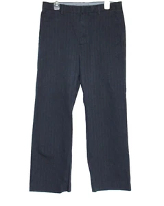 GAP Pants 33X30 Straight Fit Flat Front Pinstripes Mens Bottoms Vintage 34 Waist - Picture 1 of 12