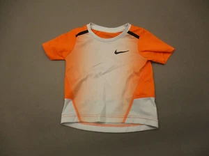 Nike Size 2-3 Boys Orange Short Sleeve Athletic T-Shirt 5BL-051 - Picture 1 of 7