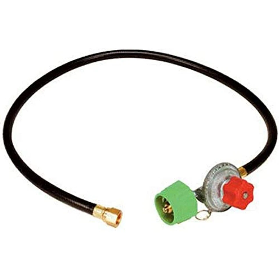 Manguera y regulador King Kooker 04502 (giratorio acampanado femenino), talla única, múltiple Foto 1 de 1