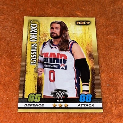 Kassius Ohno NXT Slam Attax 10th Edition Wrestling Trading Card 2017 - Image 1 of 2