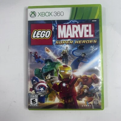 LEGO Marvel Super Heroes Microsoft Xbox 360 Complete CIB Tested Very Good - Image 1 of 4